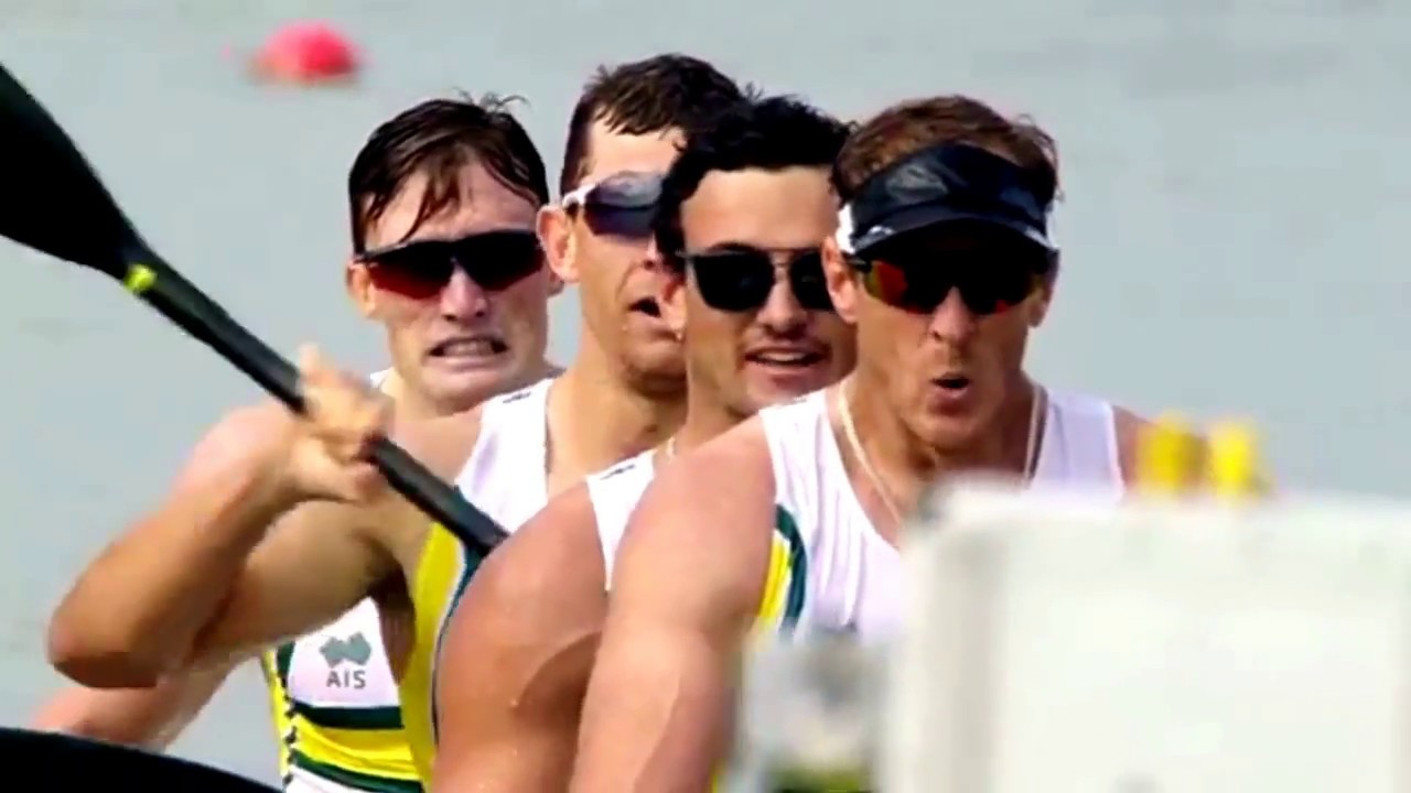 2017 ICF Canoe Sprint World Championships, Racice, Men's K-4 1000m Final A.