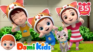 Animal Dance Song | Little Animals' Dancing Time | Nursery Rhymes & Songs for Children | Domi Kids
