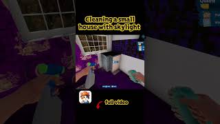 House Flipper 2. Custom job. Cleaning small house with skylight. ASMR