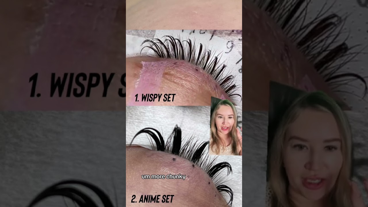 Lash Series: Wispy Set Vs. Anime Set 