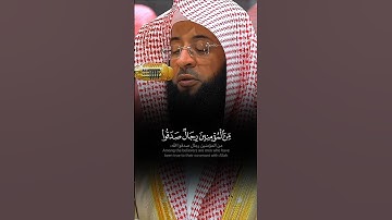 ﴿ مِّنَ ٱلۡمُؤۡمِنِينَ رِجَالٞ صَدَقُواْ ﴾ تلاوة هادئة ماتعة للشيخ بدر التركي 🤍