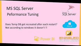Does TempDB actually get dropped and recreated , Proof !!