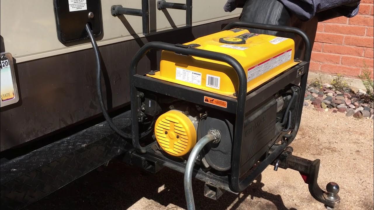 Installing generator on 5th wheel trailer YouTube
