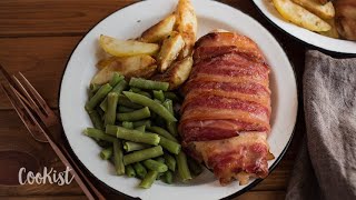 Maple-Glazed Bacon Wrapped Chicken Breasts: extra juicy and full of flavor!