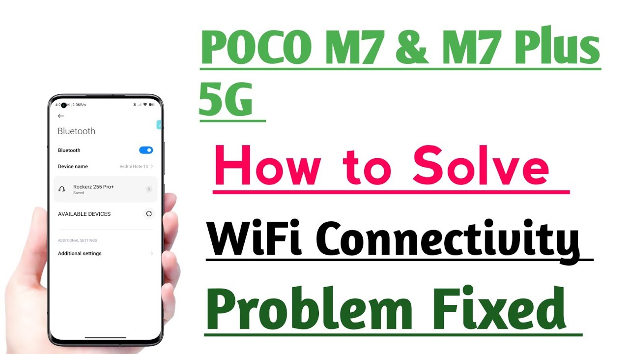 POCO M7 5G & POCO M7 Plus 5G How to Fix WiFi Connectivity Problem Fix 