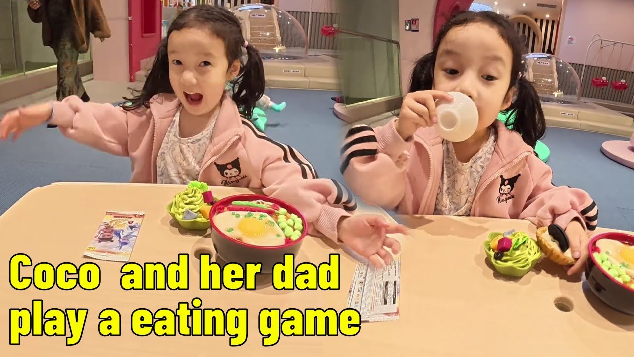 Coco suddenly became fierce; it turned out the food was too delicious.