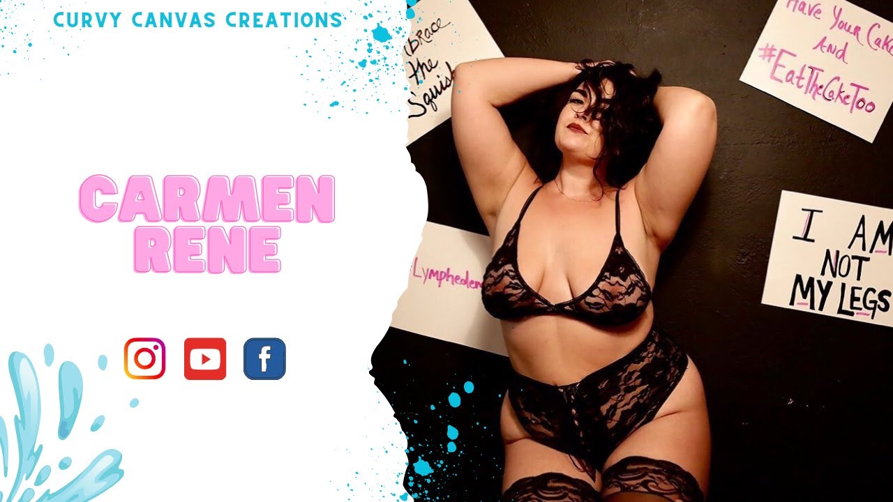 Carmen Rene| Attractive Model | Plus Size Curvy Model | Biography