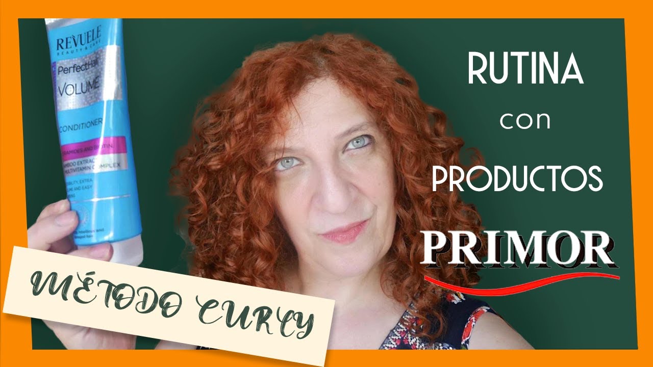Metodo Curly Rutina Con Productos Comprados En Primor Youtube