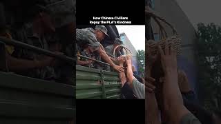 How Chinese Civilians Repay the PLA's Kindness #military #army #china #shorts