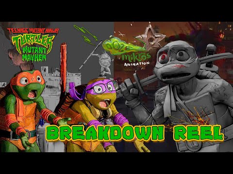 Mikros Animation - Teenage Mutant Ninja Turtles: Mutant Mayhem Breakdown Reel