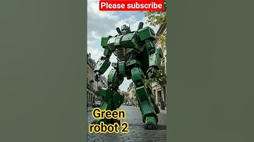 Green robot 2 🤖 #youtubeshorts #automobile #robot #ai #transformers #transformer #변압기 #máy biến áp