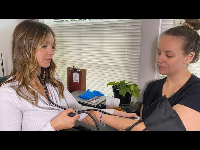 ASMR Medical Check-Up 🩺 | Gentle Vitals, Palpation & Diagnosis Roleplay with model Courtney