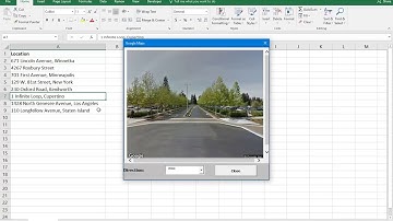 UPDATED!  Google Maps API with Excel