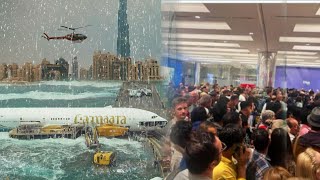 Dubai Airport Update! Horrific floods  aftermath and flight chaos now!