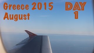 Greece August 2015 - Day 1: Awake for 36 Hours!