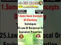 Class11+MHT-CET+NEET+JEE 1.Some Basic Concepts Of Chemistry T:-25 #shorts #short #exam #chemistry