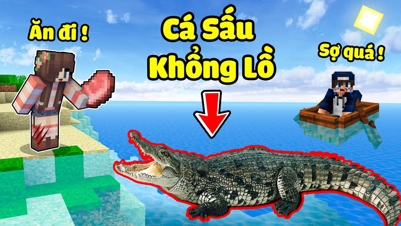 bqThanh Phát Hiện Ốc Nuôi CÁ SẤU KHỔNG LỒ Và Chuyện Gì Đã Sảy Ra Trong Minecraft ?