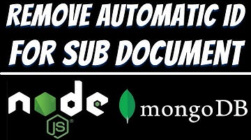 Remove automatic id generated for sub document JSON in Mongodb using Node JS