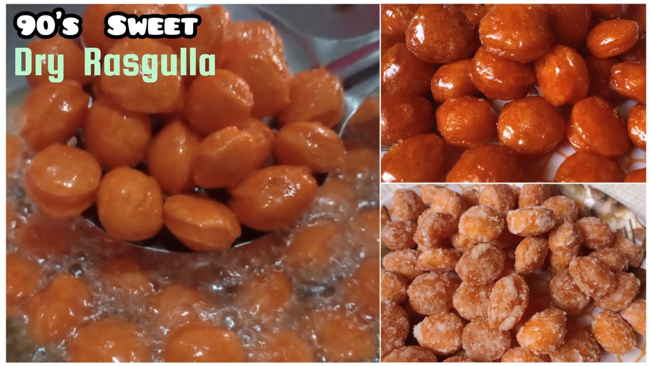 90's kids fav sweet Dry Rasgulla| Red Rasgulla| #youtubevideo #food # ...