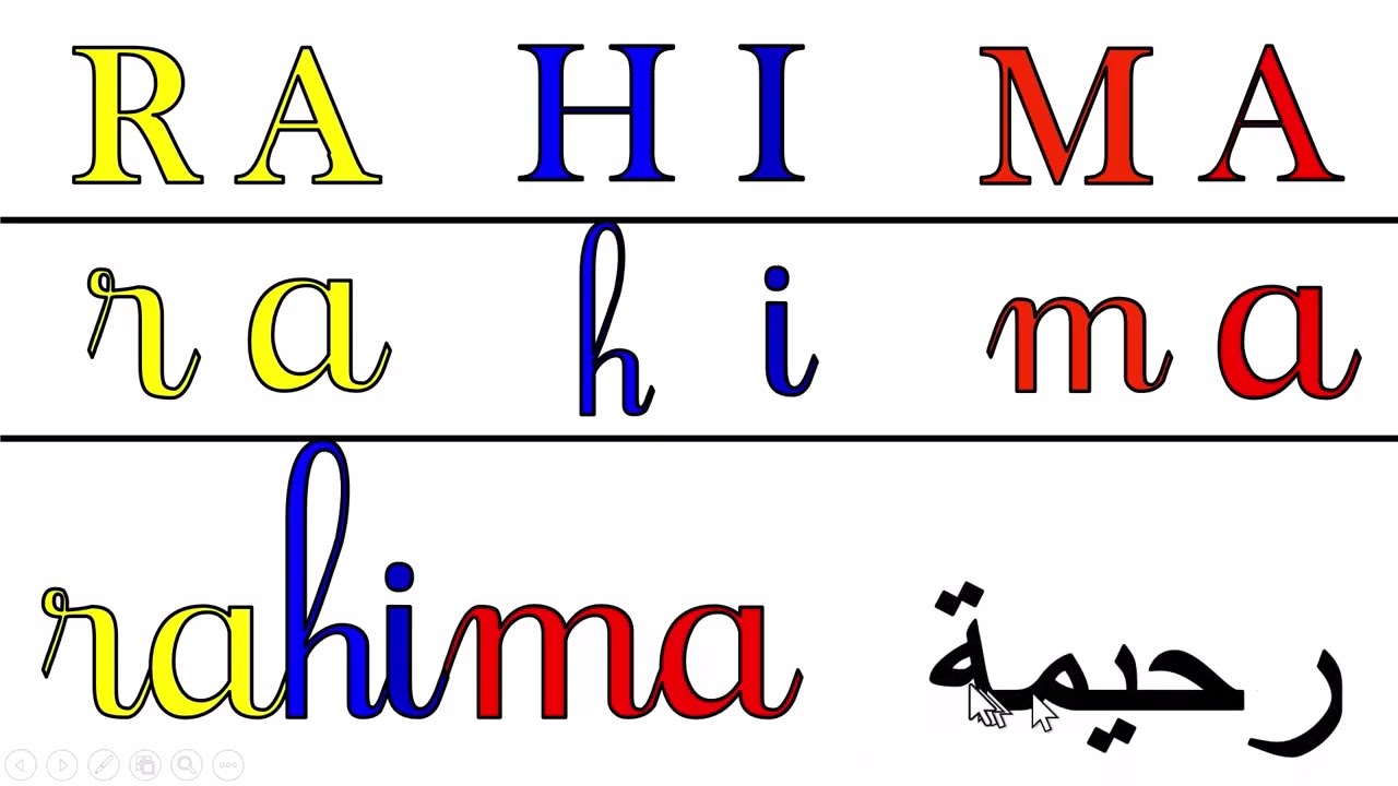 تجميعية دروس جمع المقاطع لتكوين أسماء بطريقة سهلة جدا