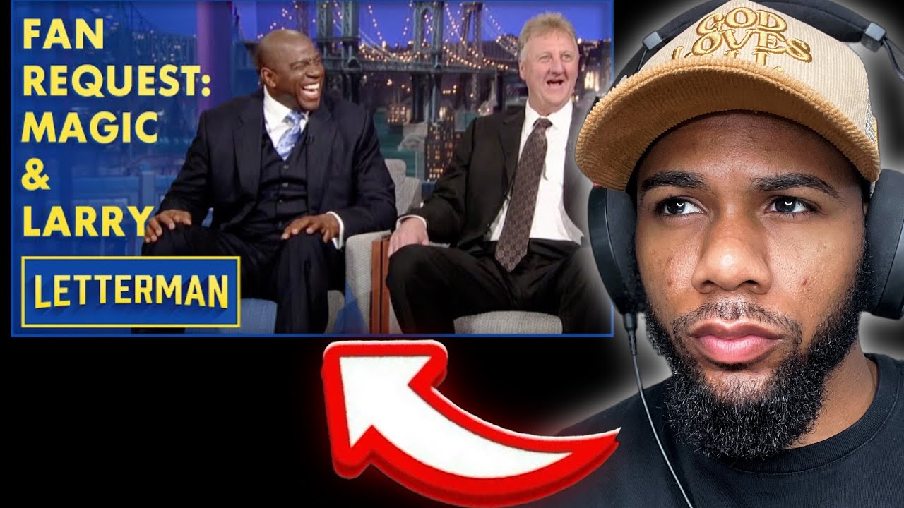Мэджик Джонсон и Ларри Бёрд о Леттермане (реакция)