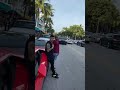 Santy y gustavo en sus lamborghini en miami beach