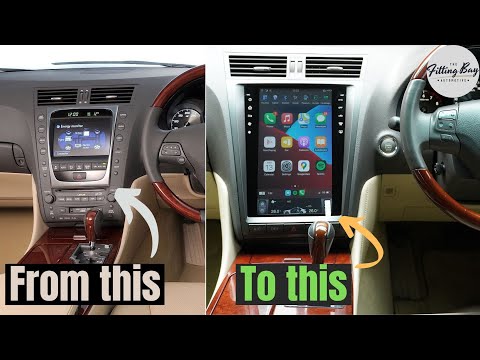 Lexus GS300 11.8" Android Screen Full Install & Review.