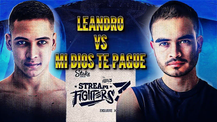 LEANDRO VS MI DIOS TE PAGUE( PUDE GANAR)