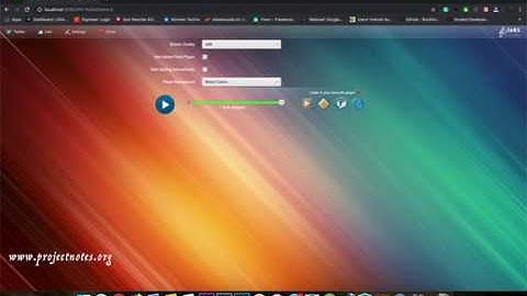 Radio Station Player In HTML 5 || ProjectNotes