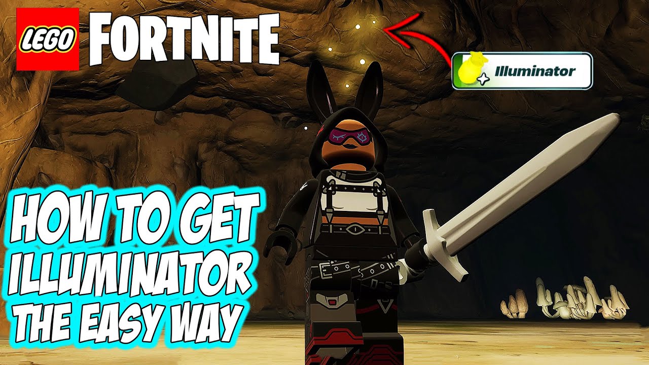 Lego Fortnite How to Get ILLUMINATOR Easy (Catch Purple Thermal Fish