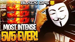 (BO4) MOST INTENSE 5V5 PLAYING AGAINST TRYHARDS ON BLACK OPS 4!