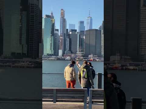 Manhattan Skyline 🇺🇸 Brooklyn 🎄 New York City 🍎 NYC 🚕 NY USA 🗽Travel vlog – Christmas Holiday Season