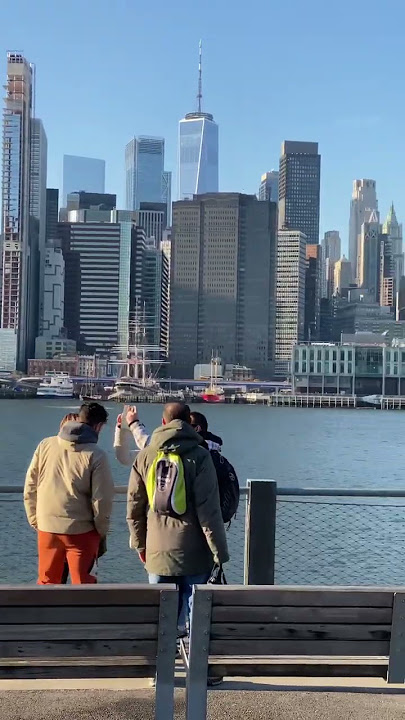 Manhattan Skyline 🇺🇸 Brooklyn 🎄 New York City 🍎 NYC 🚕 NY USA 🗽Travel vlog - Christmas Holiday Season