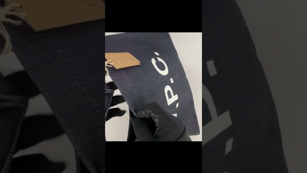 A.P.C. Daniela Shopping Bag INDIGO COCSX M61446 #short - YouTube