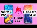 Redmi Note 7 Pro vs Samsung A50 Speed Test - Oh Mi God!🔥