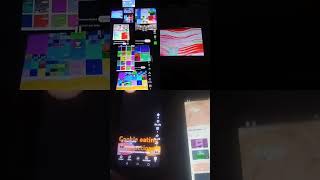 too much Samsung logo balls AND cookie eating productons logo