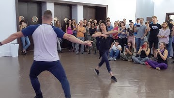 Ana & Leo in class demo at ZoukTime 2019 ~ Zouk Soul