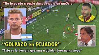 DEVASTADOS! PERIODISTAS ARGENTINOS EXPLOTAN tras DERROTA ante BARCELONA SC vs BOCA JUNIORS 1-0 HOY