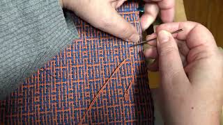 Fixing a Weaving Error on the Loom