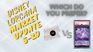 Disney Lorcana Market Update 5/29  Enchanted Elsa vs a First Chapter Booster Box Case?