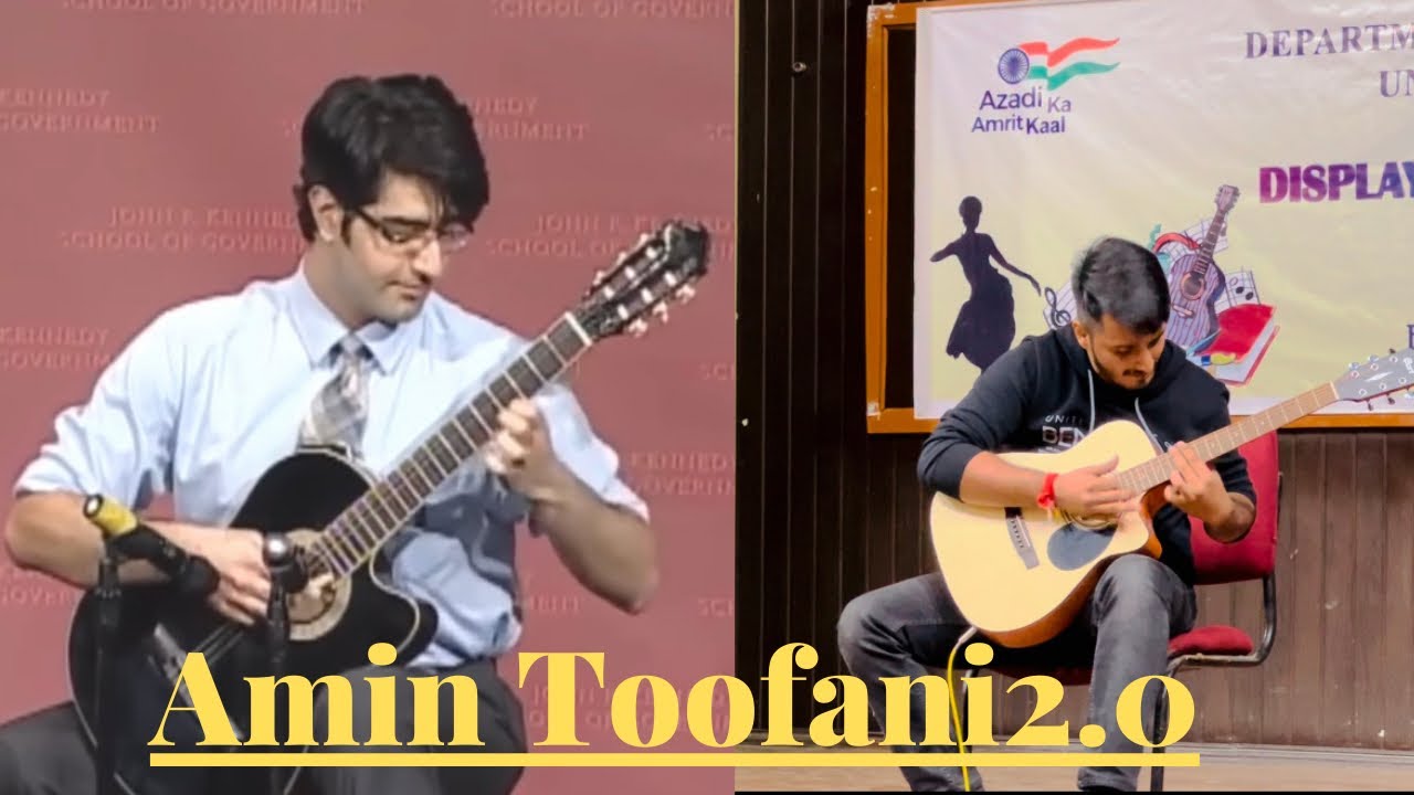 Best Guitar player Amin Toofani 2.0 at University of Jammu { India
