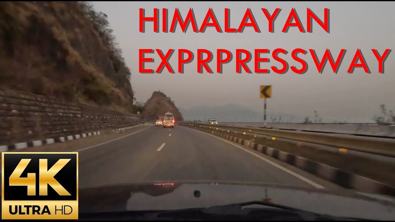 из Пинджоре в Парвану | Гималайская скоростная автомагистраль | НХ 5 | Химачал-Прадеш 🇮🇳 | 4K-авт...