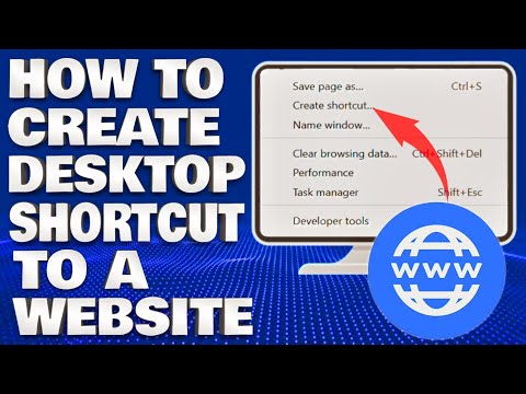 Video: 3 måder at oprette en genvej til et websted på dit skrivebord med Internet Explorer