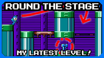 Uploading My NEW Mega Man Maker 1.7 Level • Round The Stage
