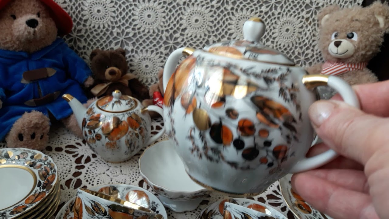 Фарфор. ЛФЗ. Невероятно красивый сервиз 