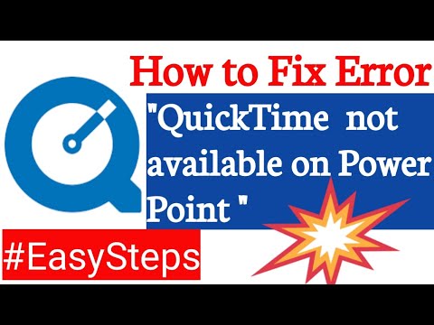 convert mov to quicktime to power point