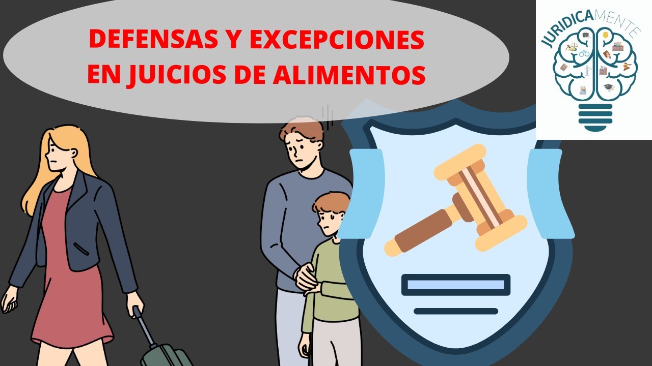 DEFENSAS Y EXCEPCIONES EN JUICIOS DE ALIMENTOS - YouTube