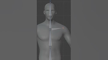 Getting Started with Armature Rigging for Characters in Blender #shorts