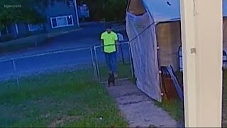 Man steals dog out of fenced yard