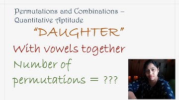 No of words formed "DAUGHTER " Vowels together